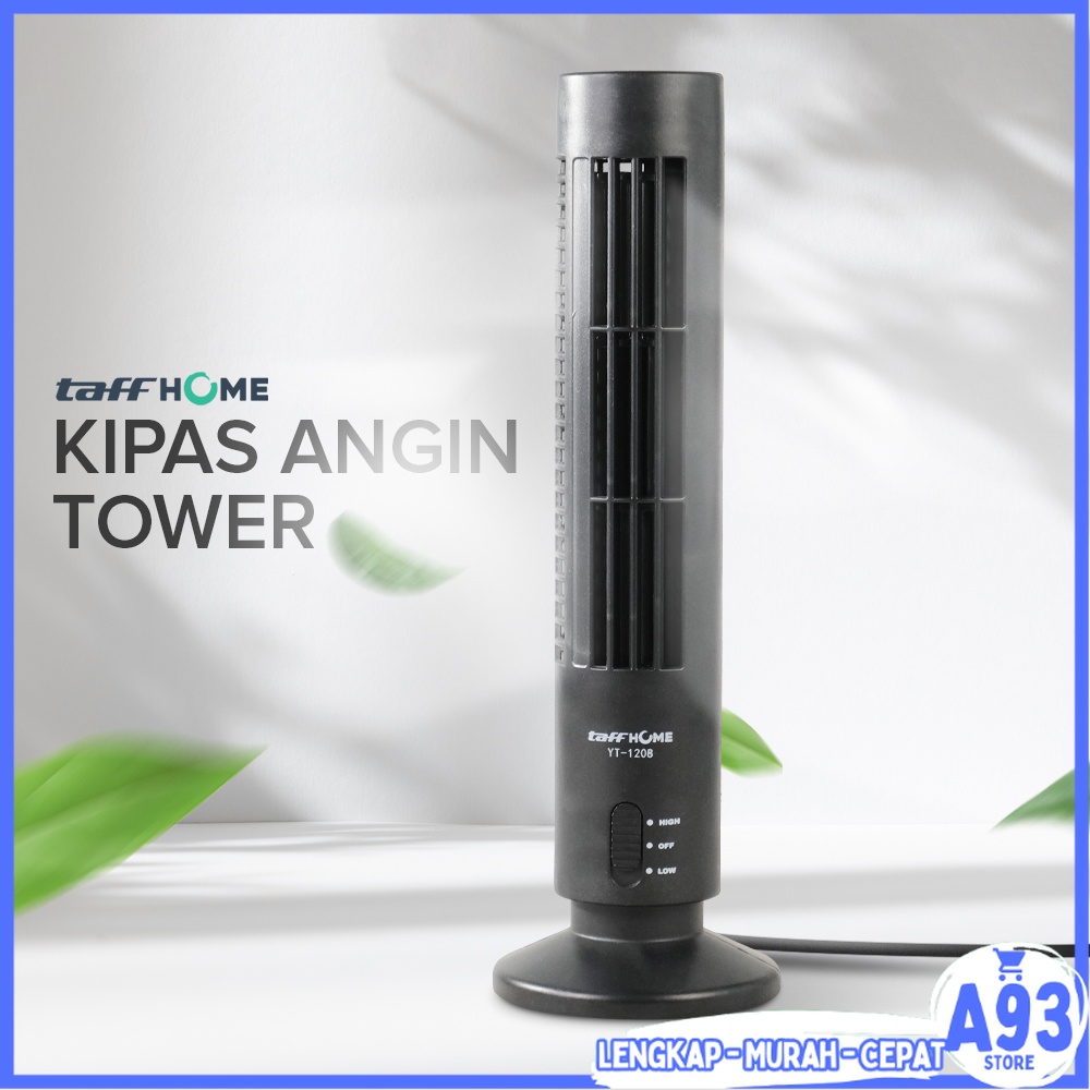 Kipas Angin USB Tower Leafless Ultra Quite TaffHOME YK-1208