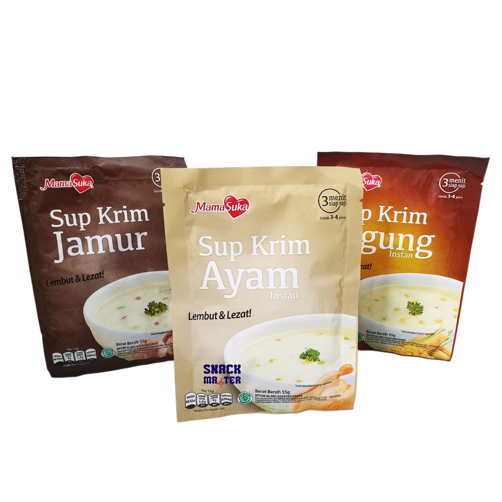 

Mamasuka Cream Soup - Netto 55gr.