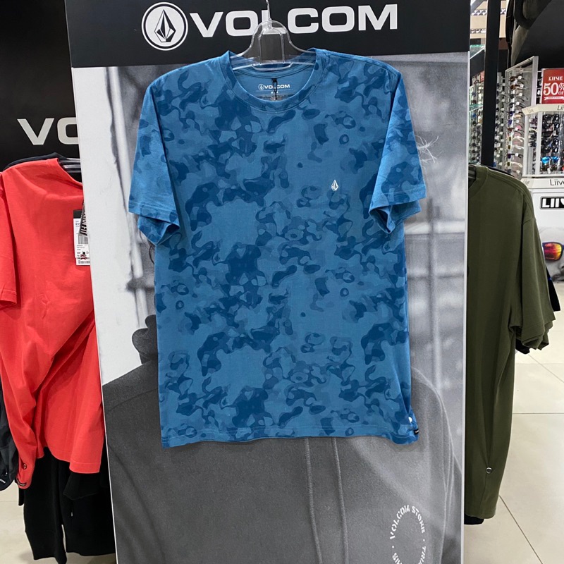 Kaos Volcom Pria MCT Plasma Niagara Blue Original