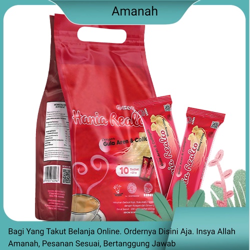 

HNI HPAI Hania Realco Ginseng Coffee