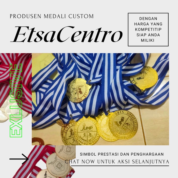 medali kuningan medali wisuda medali kejuaraan