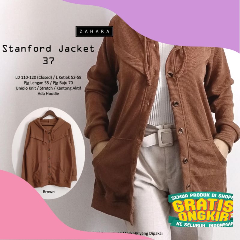 STANFORD JAKET original produk ZAHARA/ Polkadot kombinasi