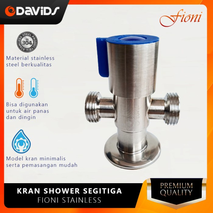 KRAN SHOWER TEE /KRAN SHOWER CABANG DOUBLE TOILET MONOBLOCK - fioni