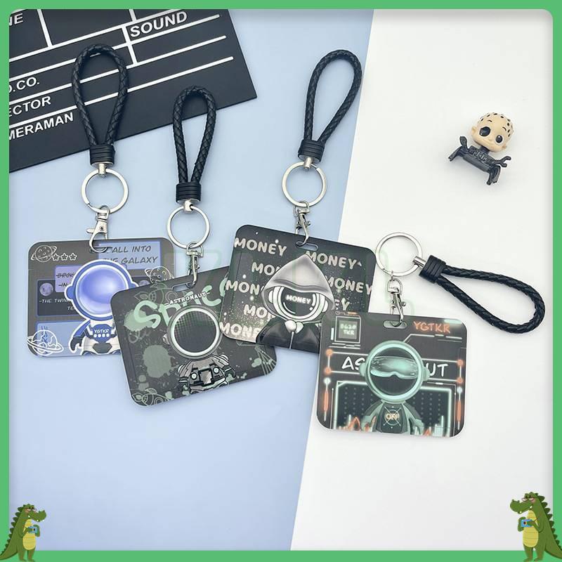 

✨ KLKL ✨ Tali Lanyard Id Card Astronot Antarbintang Kartu IC Gantungan Kartu Id Card Name Tag Id Card Id Card Holder Lucu