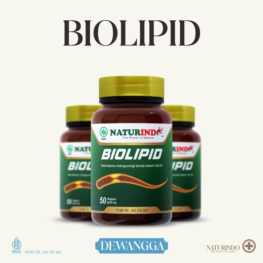 

Biolipid (Herbal untuk menurunkan Kolestrol Tinggi)