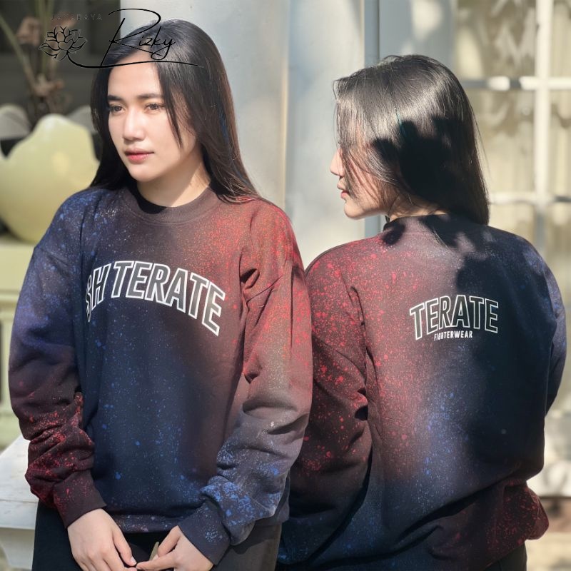 HOODIE Crewneck PSHT Sweater Splash Terate Fighterwear TFJ 82 TERMURAH BISA COD