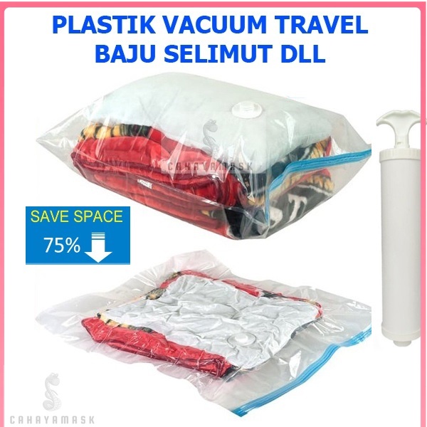 Plastik Vacuum Baju Vakum Plastik Vacum Bag Travel Pakaian