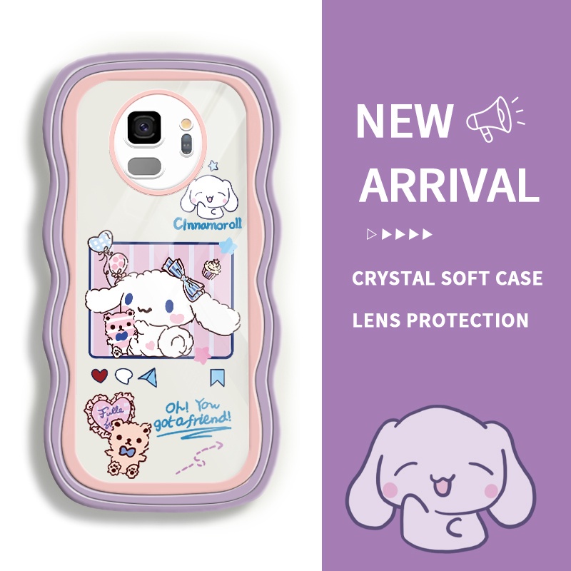 Silikon Case For Samsung S9 Galaxy S10 Plus S10 4G S8 Plus S9 Plus   Anjing kayu manis yang lucu Lem