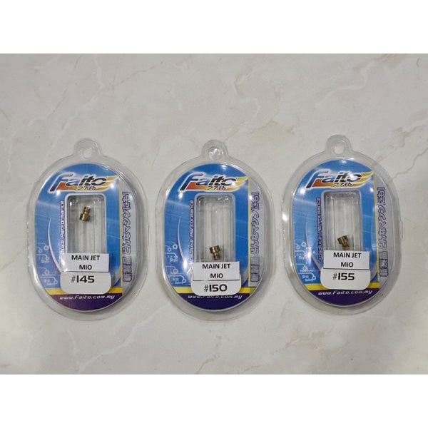 ready mainjet main jet spuyer mio ukuran 145 150 155 faito original