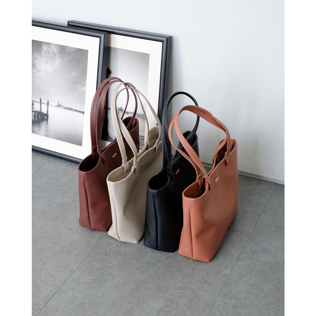 FLICKA SIENA BAG - TAS BAHU TOTEBAG KERJA KULIAH KANTOR SPACE LUAS MUAT LAPTOP