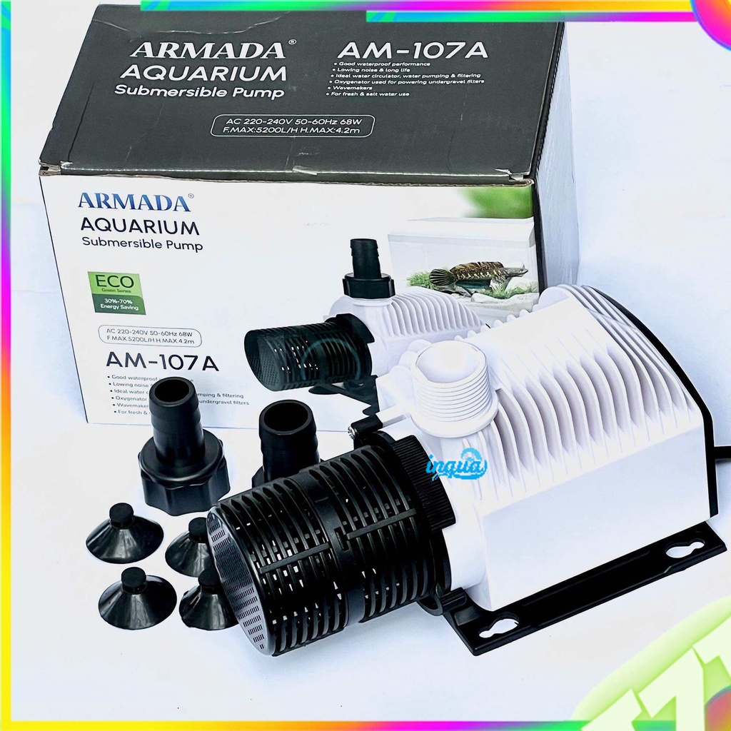 Pompa aquarium/kolam armada 107A