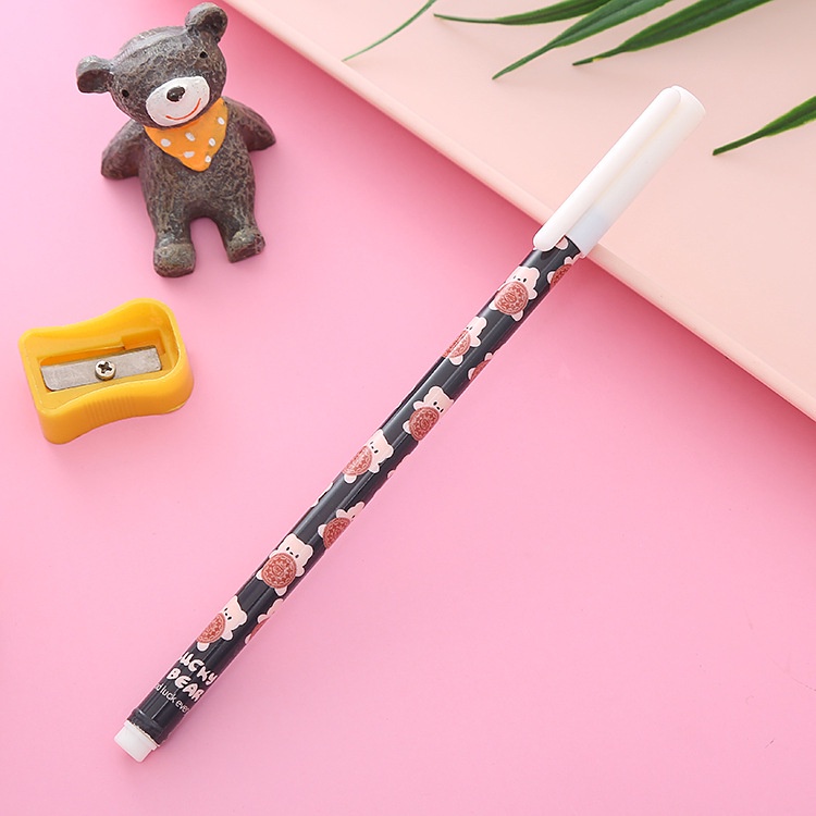 

4A. ⭐️ ⭐️Pulpen Gel Motif Cute Bear Pulpen Korea Pelajar Dan Kantor Pena Beruang Lucu Import