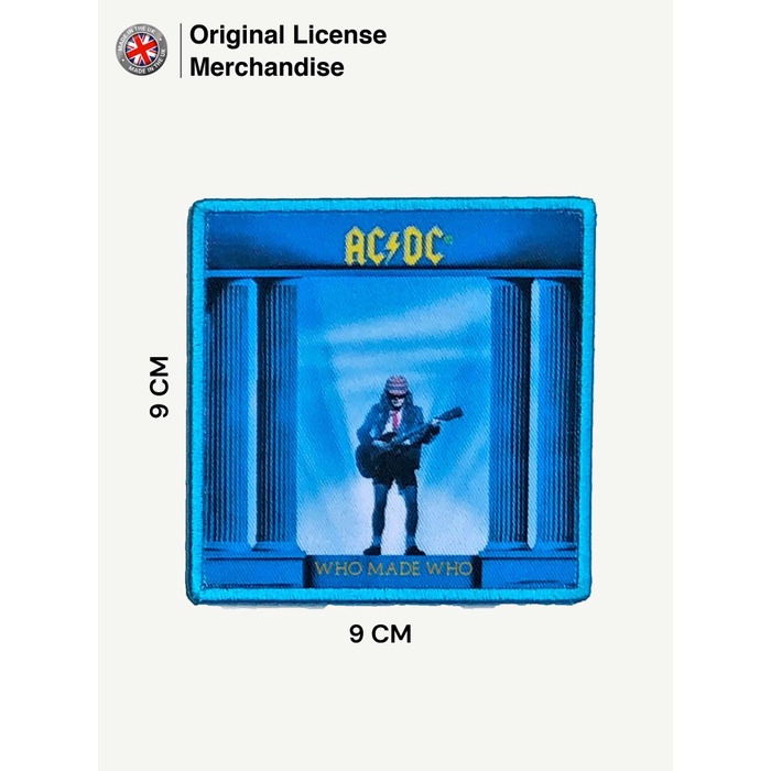 Patch Emblem Badge Import Logo Musik Band Original ACDC Who Made Who