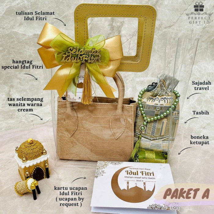 

PROMO- Hampers Ramadhan Hampers Lebaran Idul Fitri / Paket Lebaran - Tas+Sjdh+Tasbih, Putih