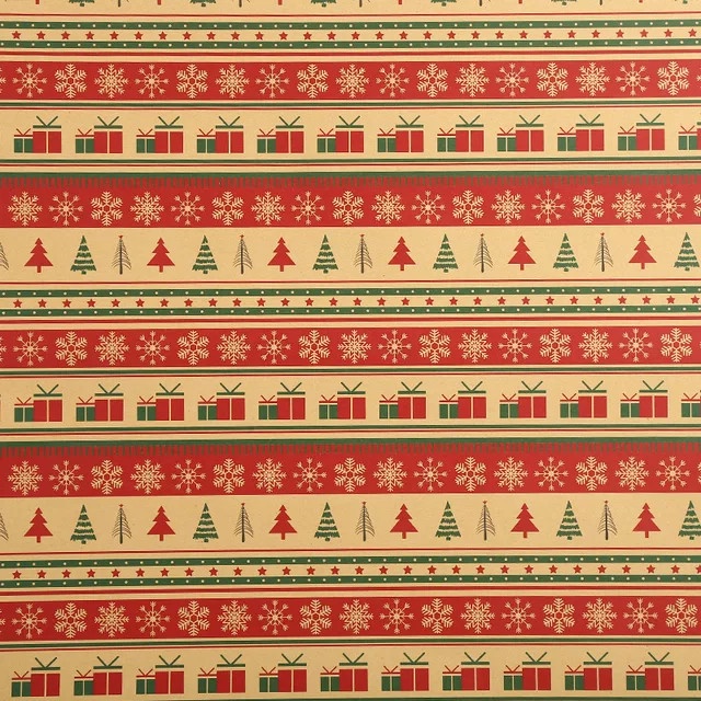 

Kertas Kado Natal Christmas Tebal Size 50 x 70 cm - ISI 5 PCS - MOTIF C