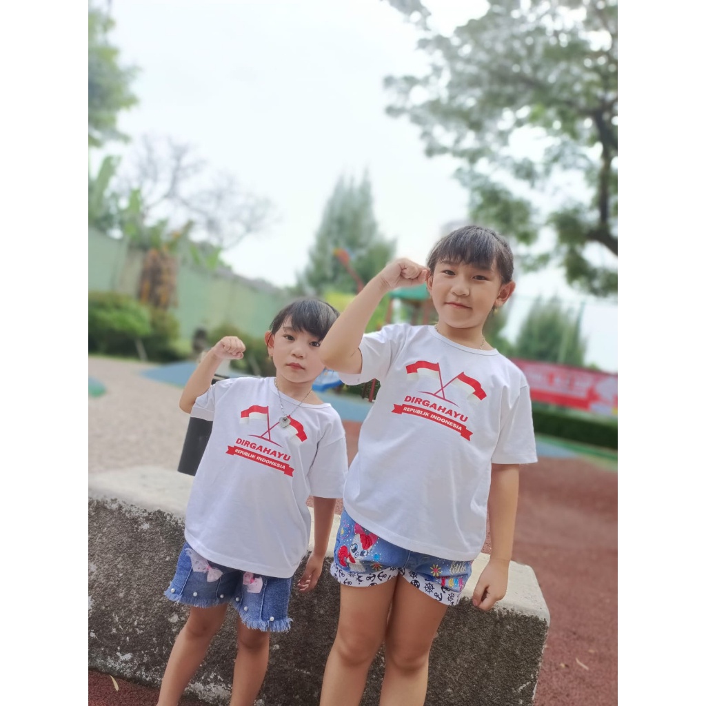 FASHION BAJU ( Terbaru ) Atasan anak anak terbaru / Kaos anak 17 AGUSTUS / Kaos oblong DIRGAHAYU / b