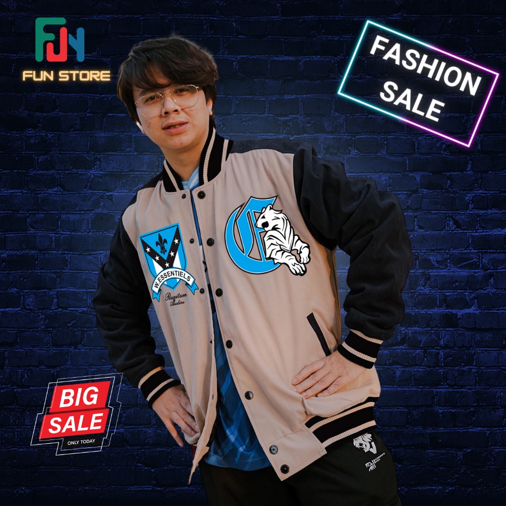 Jaket Varsity Evos Legends Esports 2023 Big Size 2024 S M L XL XXL 3XL 4XL 5XL Bahan Fleece premium 