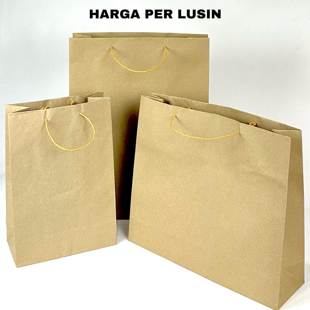 

FBI Paper Bag Coklat Eco Friendly Bahan Craft/Paper Bag Craft/Paper Bag Daur Ulang