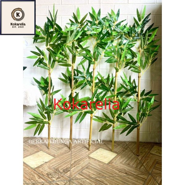 Batang Bambu Artificial 100cm/pohon plastik/ pohon bambu/ bambu partisi/ bambu Artificial/ dekorasi 