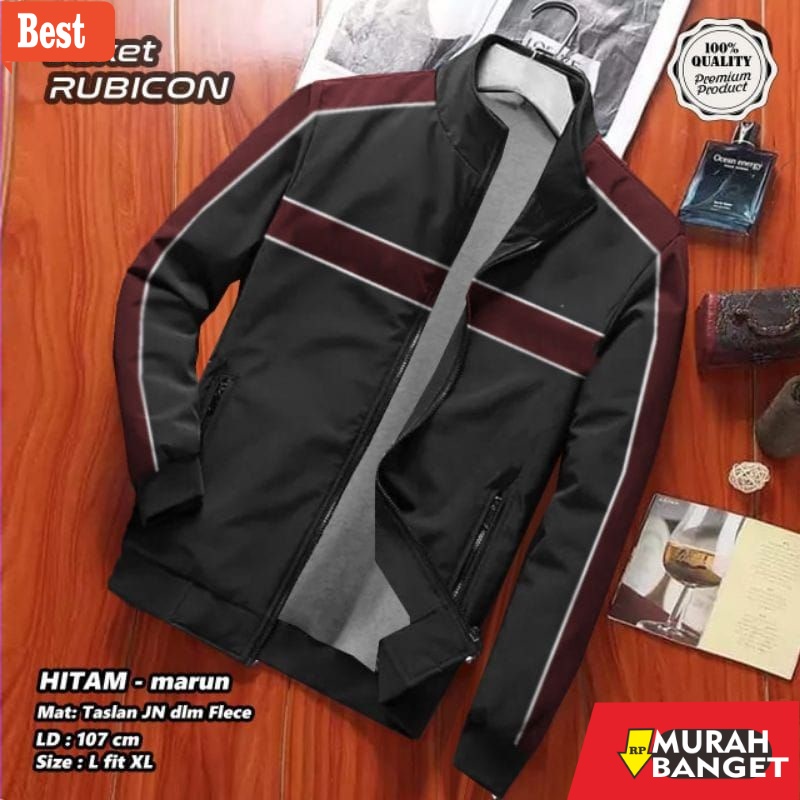 Outer pria  ukuran besar- jaket.rubby.kombinasi.jumbo.M#L#XL#2XL#3XL#4XL#5XL#6XLJaket mtor touring_j