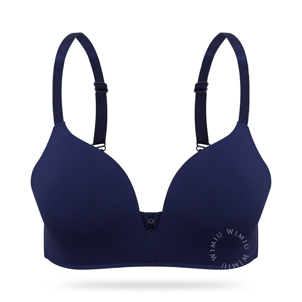 Wimiu BH Bra Tanpa Kawat Wanita Premium Satin Seamless Busa Tipis 100089