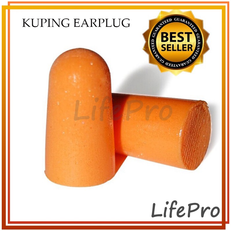 Earplug Pelindung Penutup Telinga Foam Ear Plug Protector
