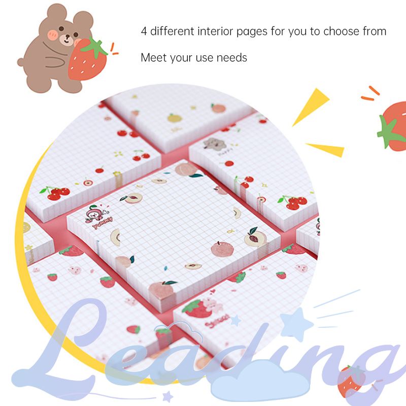 

StikerKreatif Stiker Memo BuahLucu Catatan Tempel KartunMemo Siswa-Le