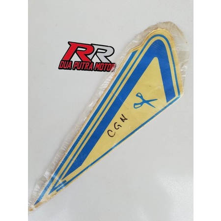 grafik graphic grapik sticer stiker sticker striping honda cg110 n cgn 110 cg 110 n biru
