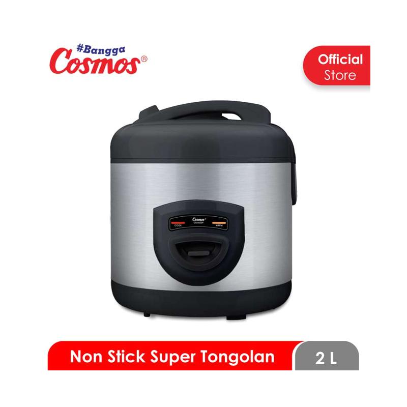 Magic Com Cosmos Magic Com Anti lengket CRJ8229BSS –  2 Liter Nonstick Black