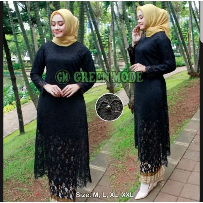 GossipGirls - Kk COD/Atasan Kebaya Brokat Long Terbaru 2022/Atasan Tunik/stelan brokat modern/ pakai