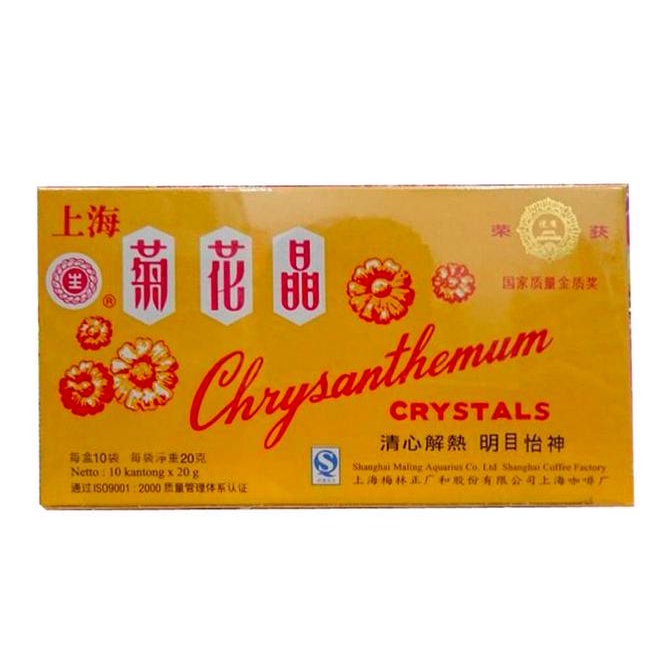 

Chrysanthemum Crystals TEH Kemasan isi 10s @20gr.