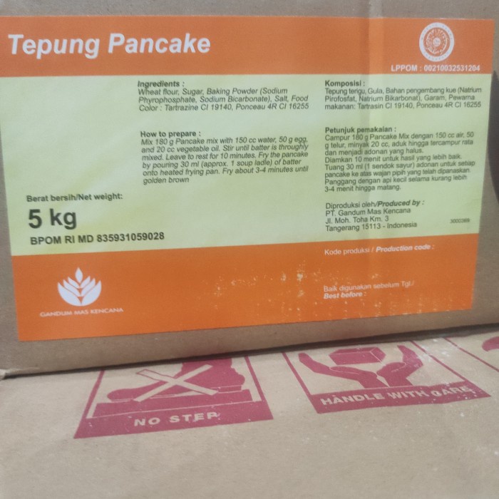 

Tepung Pancake Haan Curah 1 Kg