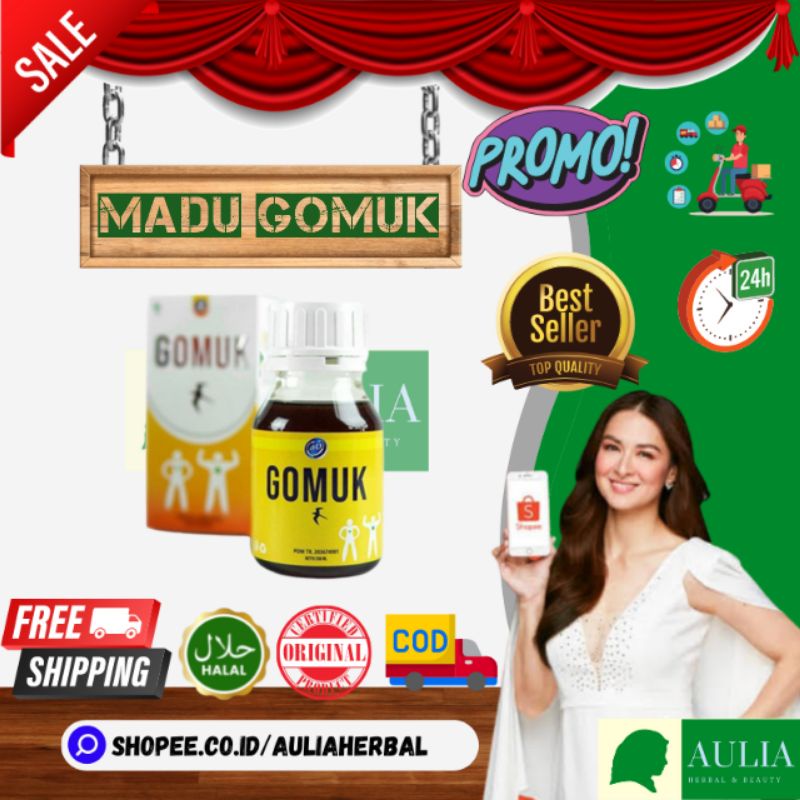 MADU GOMUK - GOMUK MADU ASLI ORIGINAL PENGGEMUK HERBAL/BPOM 250 ML