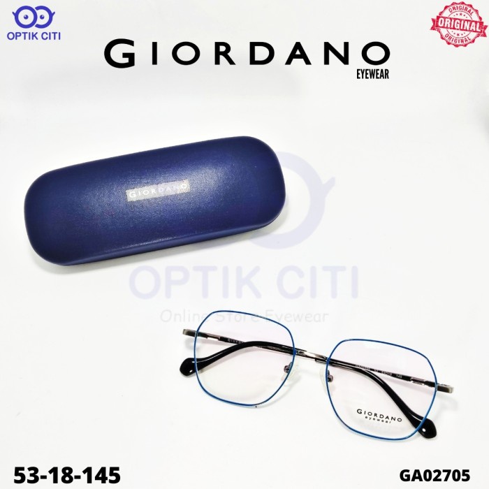 Frame Kacamata  Wanita kotak GIORDANO GA 02705 Original