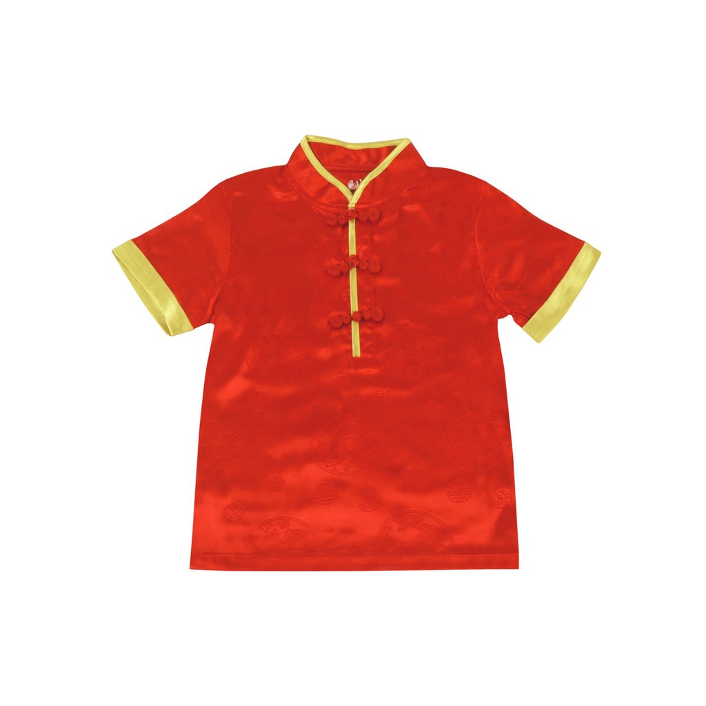 Jsp962 - Kemeja pendek Anak Laki-laki, 4-10 Tahun - J241CNYK-02SH