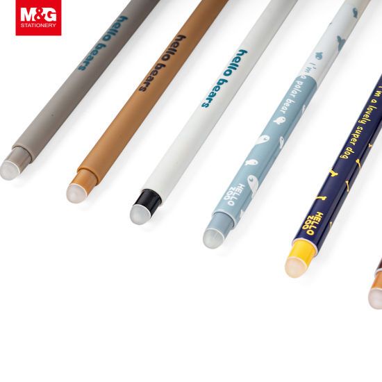 

M&G Pulpen Bisa Dihapus / Pulpen Gel / Pulpen Lucu Bentuk Hewan Hitam 0.5mm / AKPB44R4