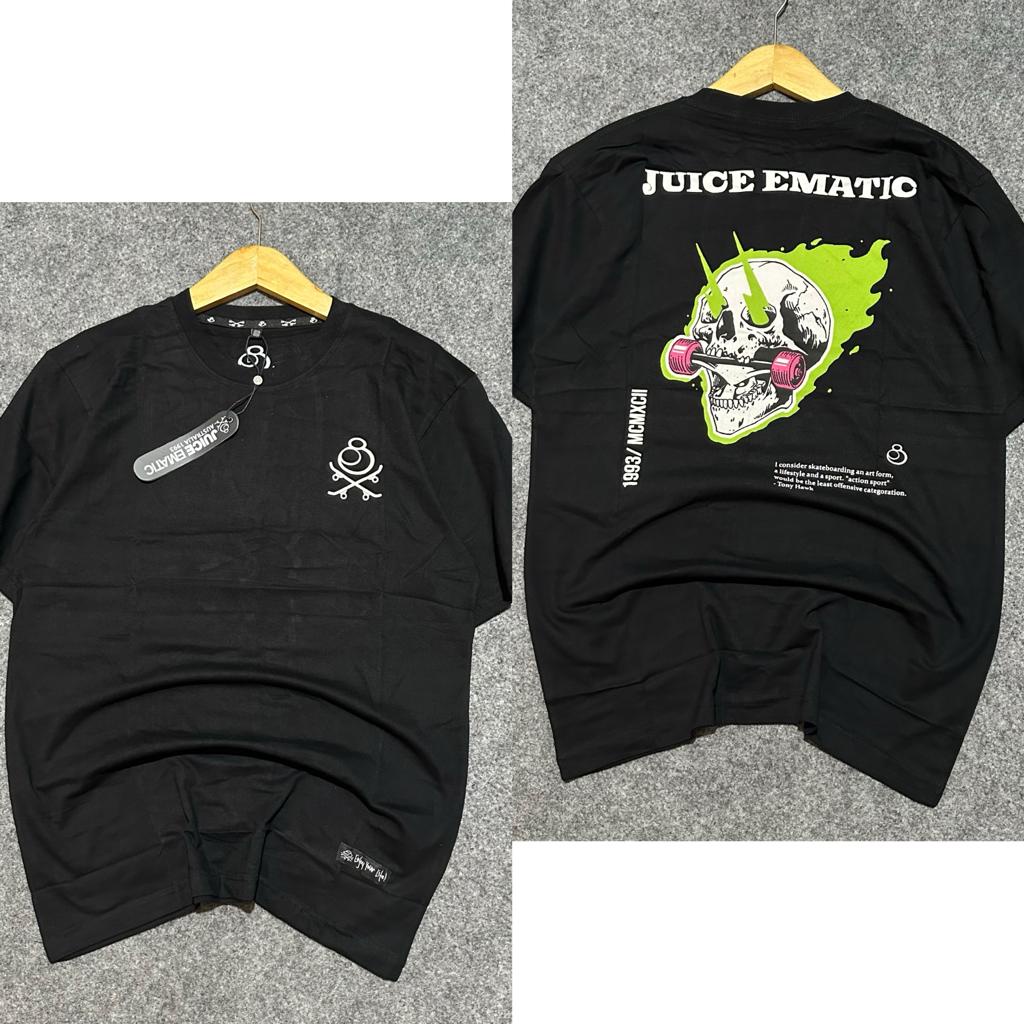 BAJU KAOS PRIA JUICE EMATIC BM ORI SURFING SKATE DISTRO 1034