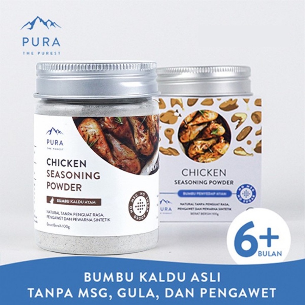 

Pura Seasoning Kaldu Ayam Kampung Asli Kaldu Mpasi Non Msg Tanpa Gula