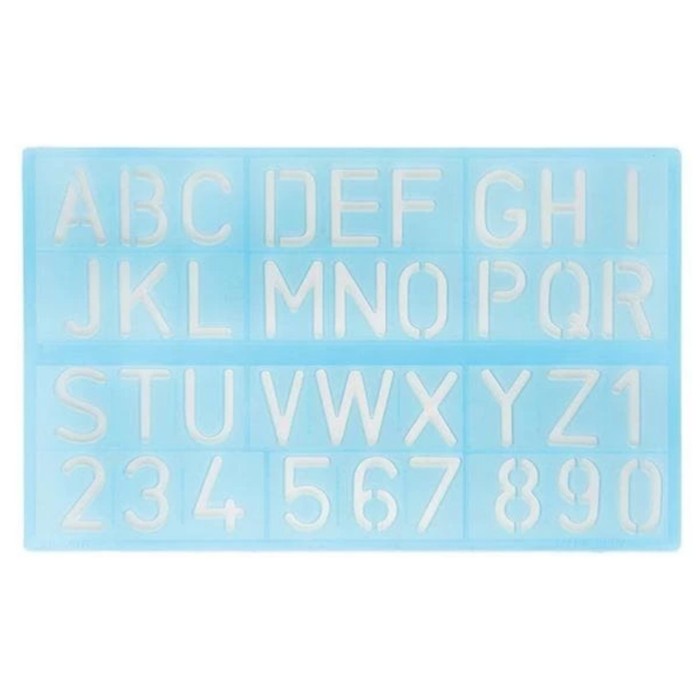 

BUTTERFLY Penggaris Cetakan Huruf & Angka No. 350