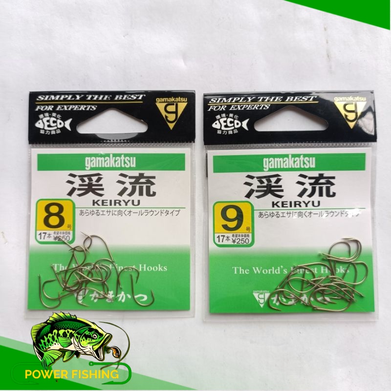 KAIL PANCING GAMAKATSU KEIRYU - GAMAKATSU HIJAU TAMPA LUBANG