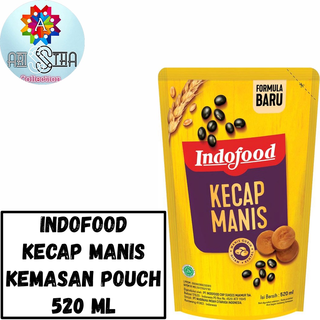 

Indofood Kecap Manis Kemasan Pouch 520 ML