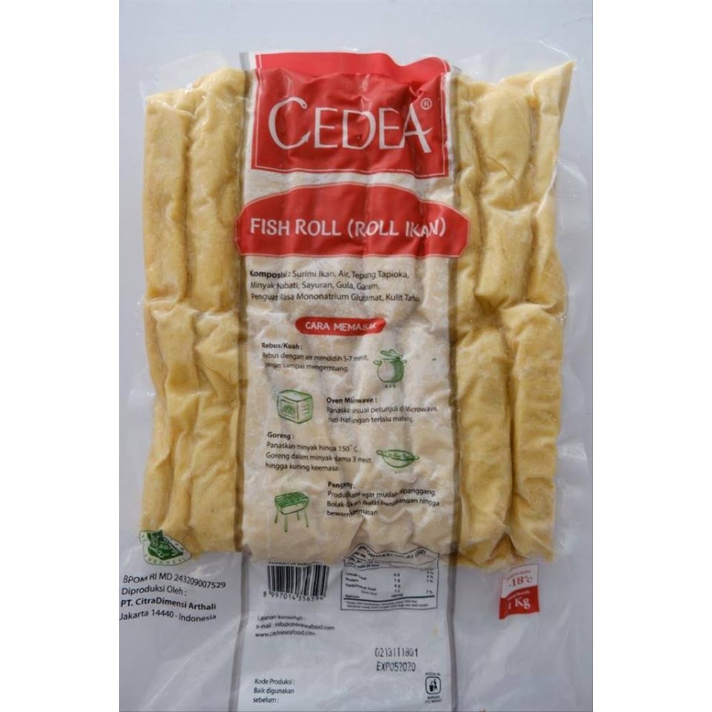 

Cedea Fish Roll 1 kg I FROZEN FOOD CADEA