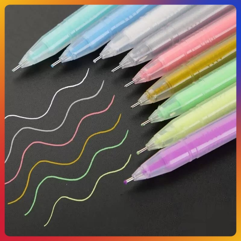 

Pena gel warna DIY 12 warna / Pena gel 12 warna dengan ujung jarum 0,5 mm