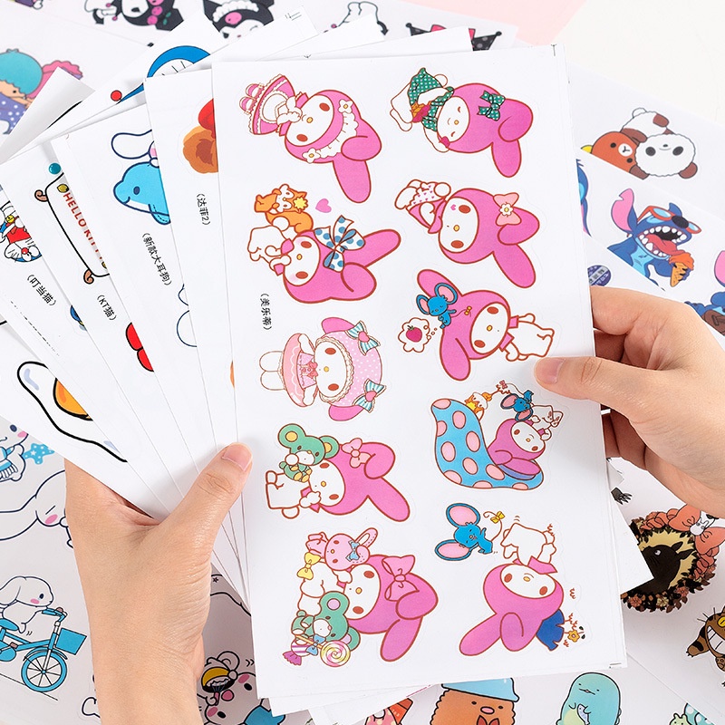 

(Instan) STIKER SANRIO BESAR 14X23 CM GLOSSY / STICKER GLOSSY KUROMI / STIKER TEMPAT MINUM