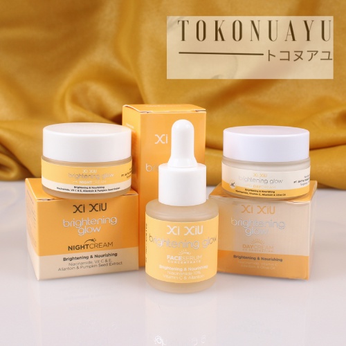 Xi xiu Paket Glowing 3in1 dan 2in1 XI XIU brightening glow/krim wajah xixiu/XI XIU brightening glow 