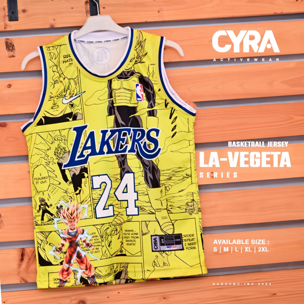 JERSEY BASKET LAKERS LA KOBE BRYANT #24-VEGETA SERIES