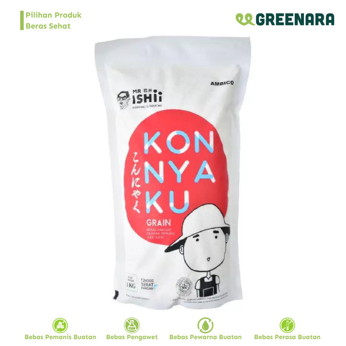 

Ready beras shirataki rendah kalori 1 KG / low carbs shirarataki