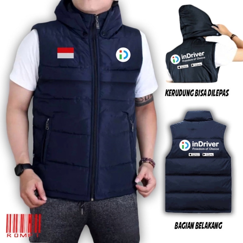 ROMPI INDRIVER OJEK ONLINE INDONESIA TERBARU ROMPI HOODIE