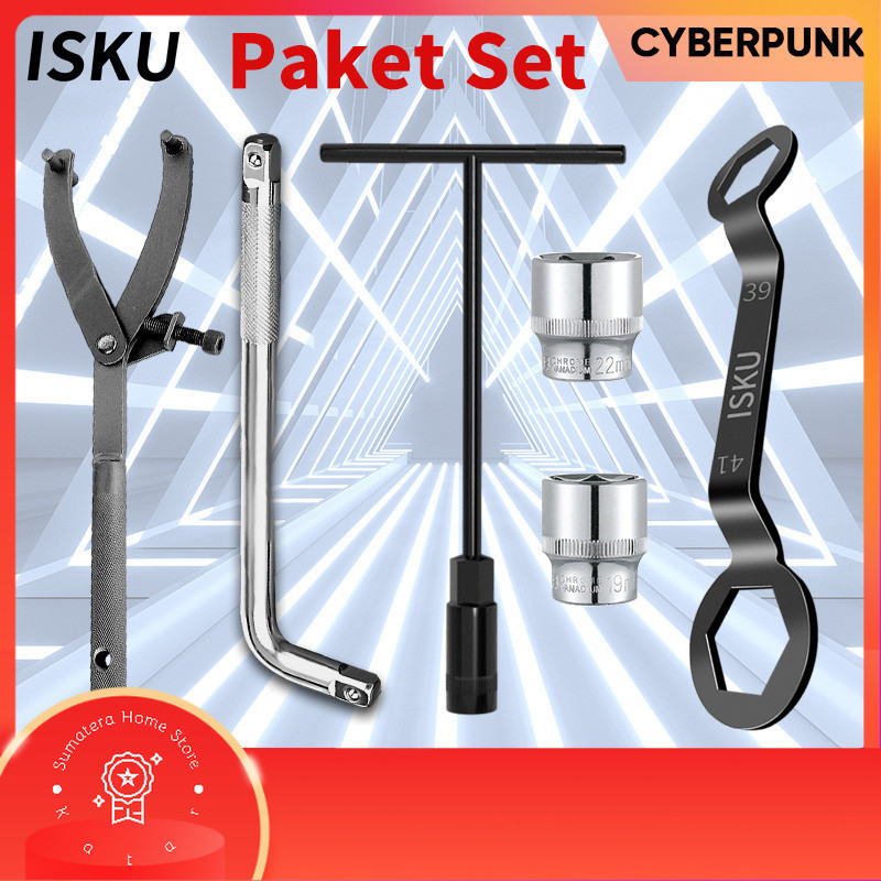 

Matic 39x41mm -Kunci T 8mm -Gagang L -Mata 19 22mm