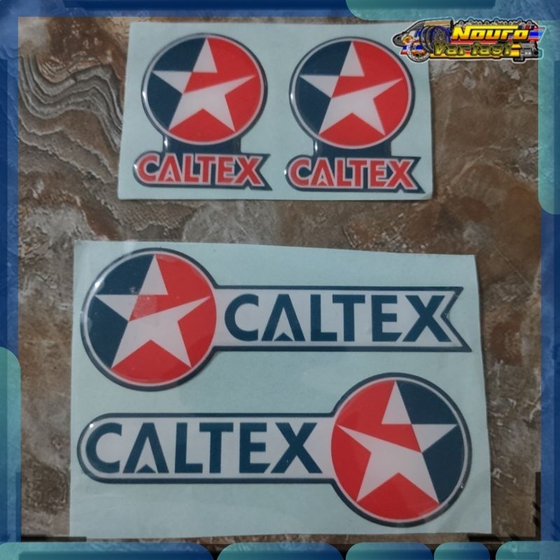 Sticker Emblem logo Yamaha fizr F1Zr  Caltex timbul isi 2 bagus